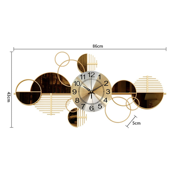Horloge Murale de Luxe Nordique Design Moderne | Ajoutez une Touche d'Élégance à Votre Intérieur !