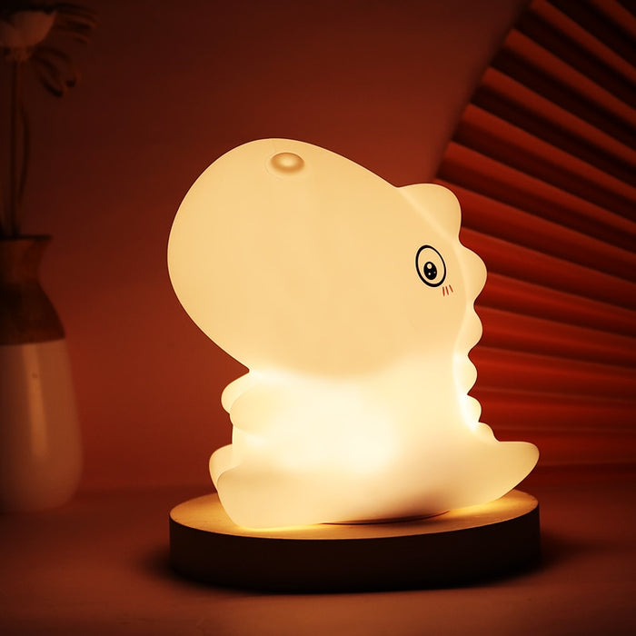 Veilleuse Dinosaure Cadeau | Illuminez la Chambre avec 6 Couleurs LED via USB !