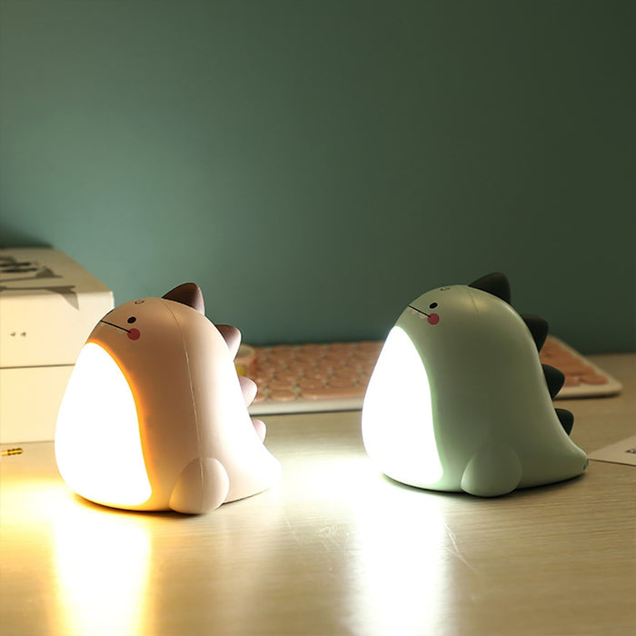 Veilleuse Dinosaure 3 Couleurs LED USB : Une lueur douce et amusante pour votre espace