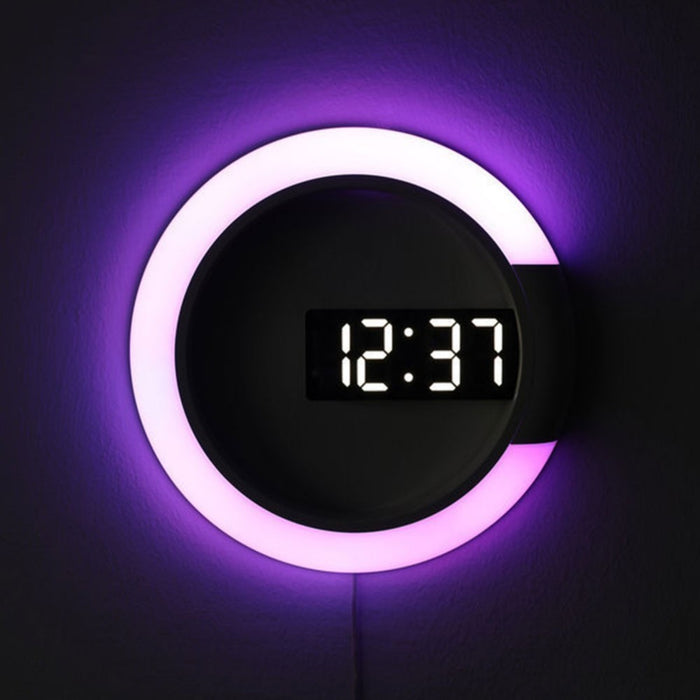 Horloge Murale Veilleuse Digitale LED Moderne : Une Combinaison Parfaite de Style et de Fonctionnalité
