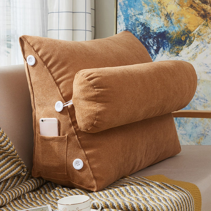 Coussin Lombaire Confortable en Polyester Coton