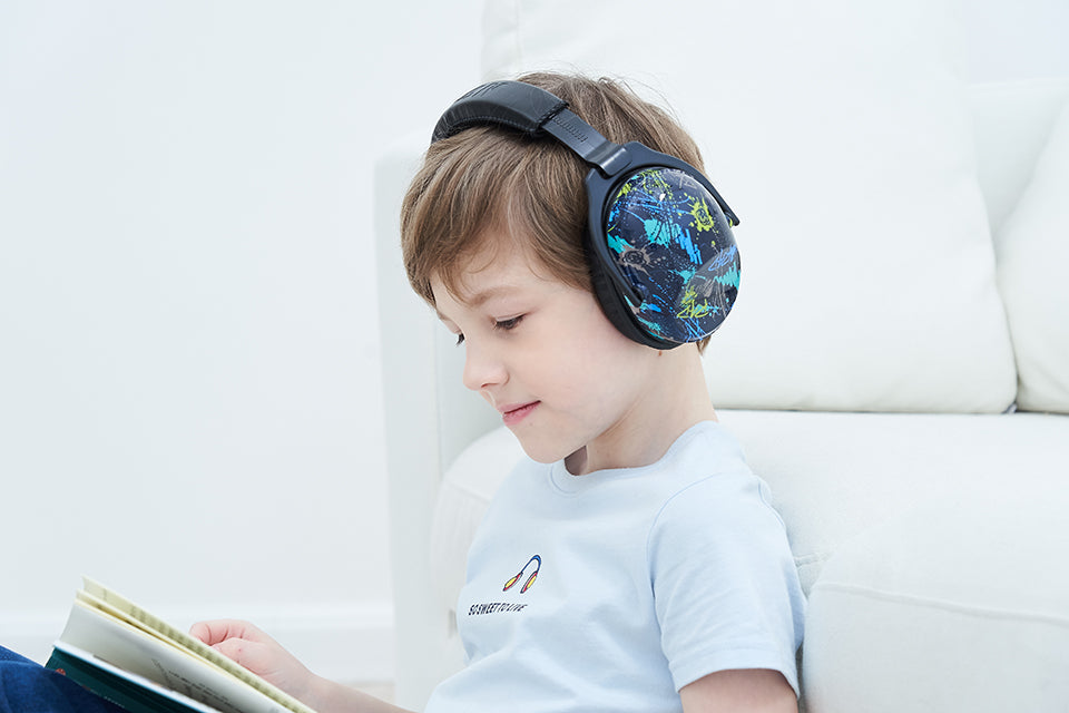 🎧🔇 Casque Antibruit Enfant pour Réduction du Bruit - Le Meilleur Protecteur Auditif pour Tout-Petits, Filles et Garçons, Réduit jusqu'à 22 dB