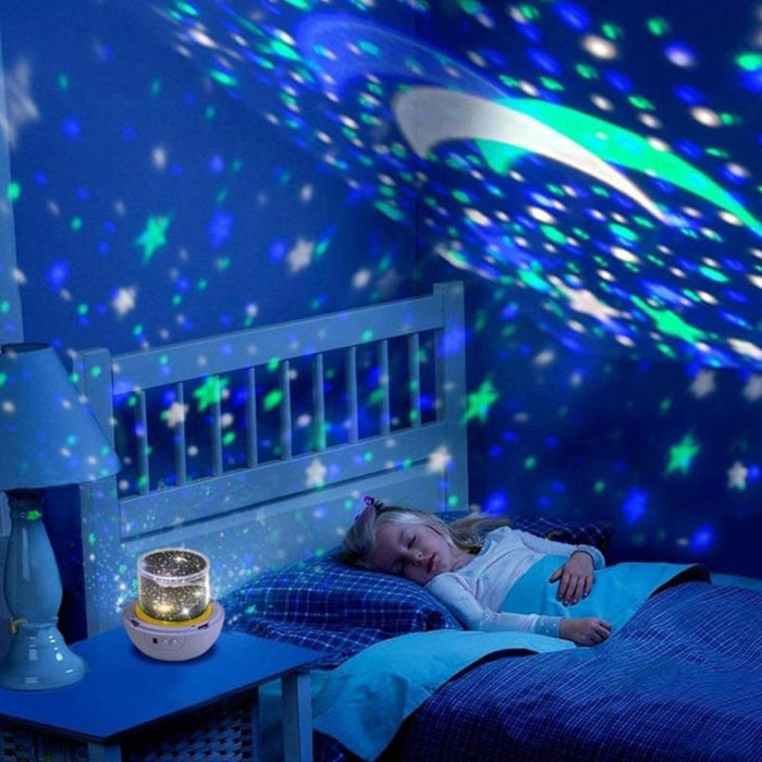 Veilleuse Étoile Ciel USB LED Galaxie | Un Cadeau Magique de 13x13 cm