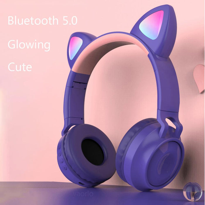 🎧🔇 Casque Antibruit Enfant sans Fil HIFI avec Bluetooth 5.0 - Écouteurs Pliables, Réduction Intelligente du Bruit, Design Jolie Fille