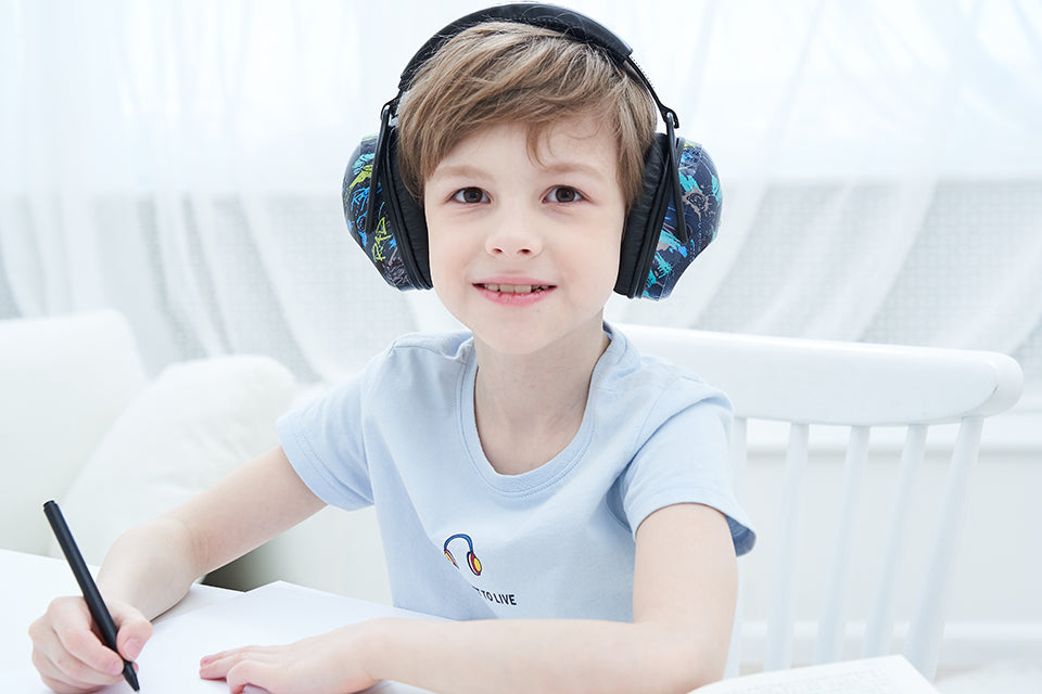 🎧🔇 Casque Antibruit Enfant pour Réduction du Bruit - Le Meilleur Protecteur Auditif pour Tout-Petits, Filles et Garçons, Réduit jusqu'à 22 dB
