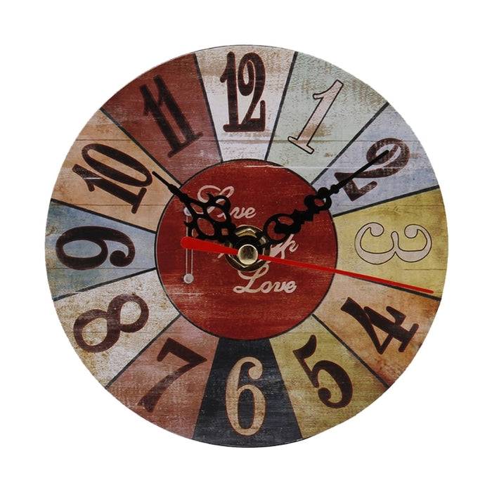 Horloge Murale Bois Bistrot | Ajoutez une Touche de Charme Vintage à Votre Décoration !