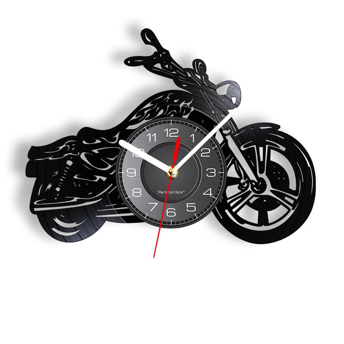 Horloge Murale Vintage American Motorcycle 30 CM | Ajoutez une Touche de Style Rétro et Passionné à votre Décoration !