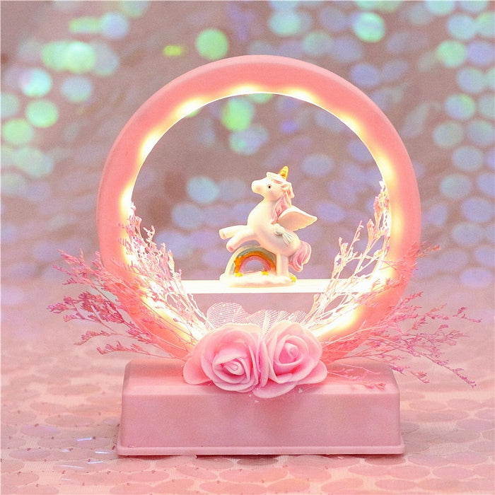 Veilleuse Licorne Enfant LED | Une Décoration Magique ou un Cadeau de 20 cm