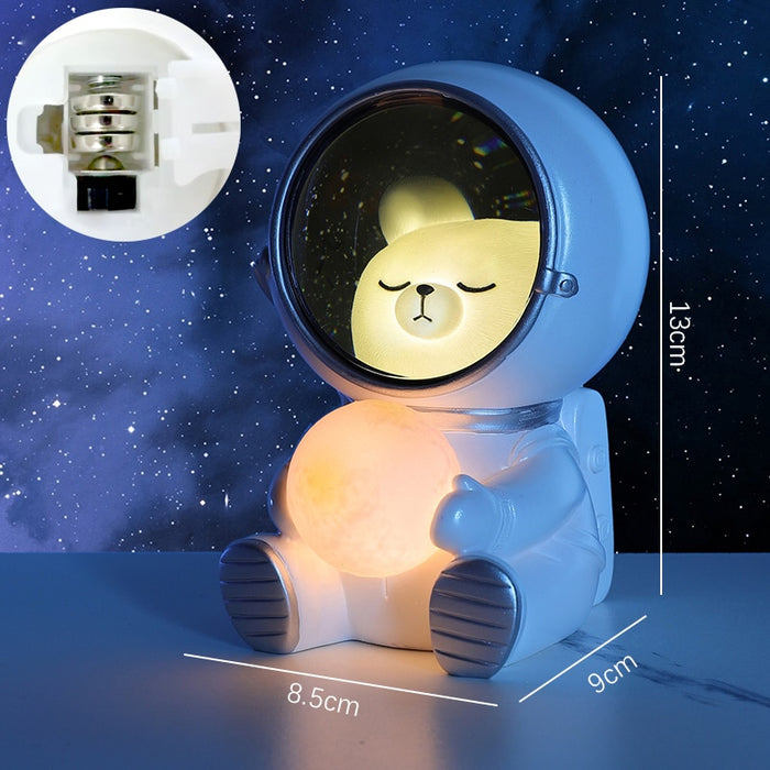 Veilleuse Chat Astronaute LED USB | Une Ambiance Spatiale et Mignonne de 8x13 cm dans la Chambre de votre Enfant !