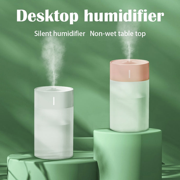 Humidificateur Ménage Atmosphère USB - Lampe Bureau Intelligent, Grande Capacité, Aromathérapie, 1L