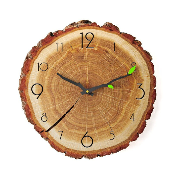 Horloge Murale Vintage Bois Rustique | Ajoutez une Touche de Charme Rétro à Votre Décoration !
