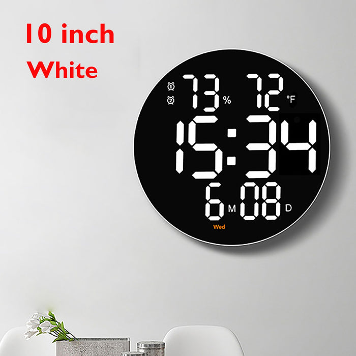 Horloge Murale Réveil Digitale avec Température, Humidité et Date : Un Concentré de Fonctionnalités Modernes