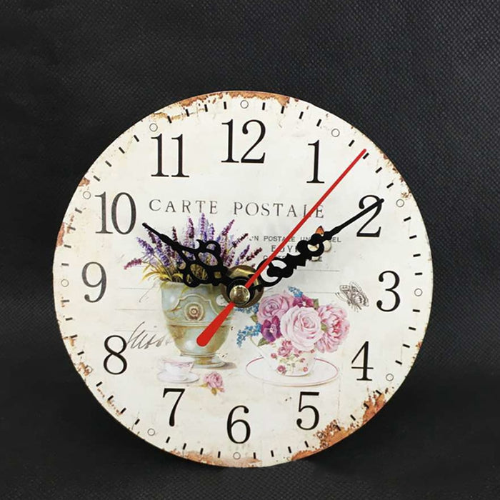 Horloge Murale Vintage Bois | Ajoutez une Touche de Charme Rétro à Votre Décoration !