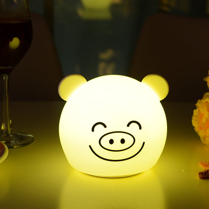 Veilleuse Tête de Chat LED USB | Une Ambiance Mignonne et Réconfortante de 12x12 cm dans la Chambre de votre Enfant !