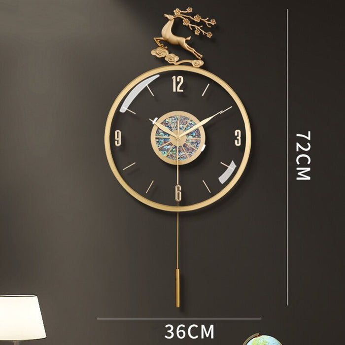 Horloge Murale de Luxe Design Moderne : Une Montre Silencieuse qui Allie Style et Fonctionnalité