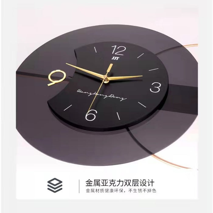 Horloge Murale Luxueuse Moderne Minimaliste | Ajoutez une Touche d'Élégance à Votre Salon !