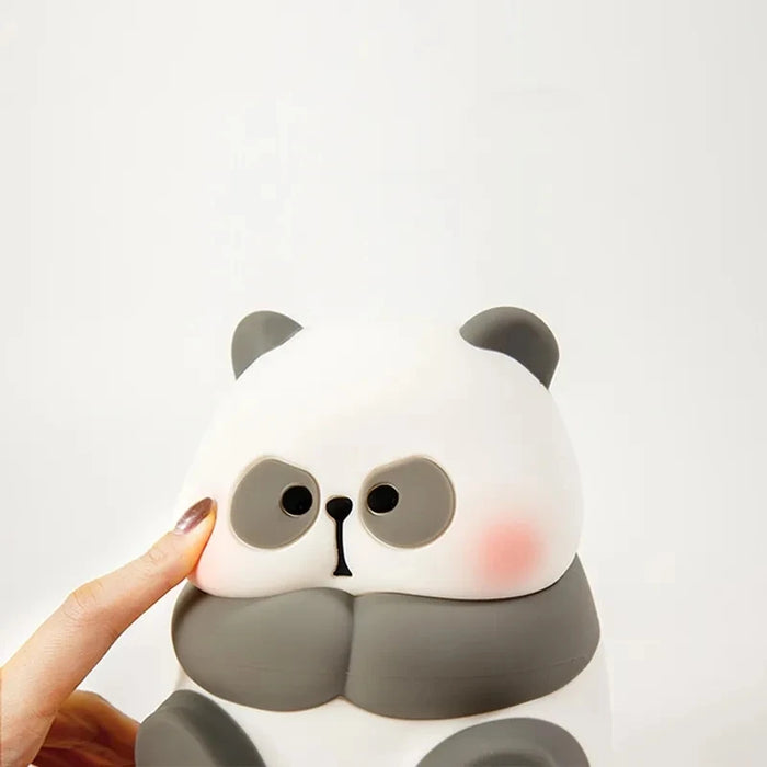 Veilleuse LED en forme de Panda, veilleuse de chevet, chargeur USB, en Silicone, cadeau pour enfants, lampe de Protection des yeux, nouveauté 2023