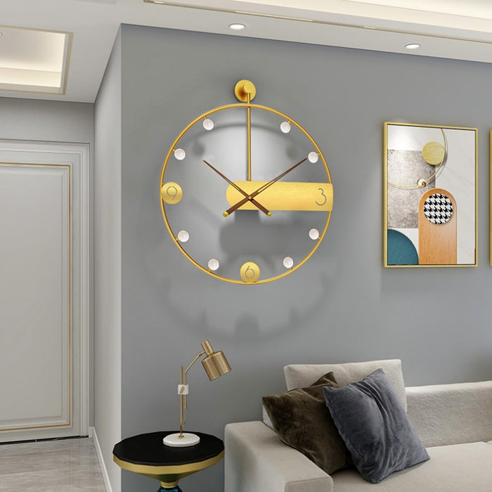 Horloge Murale Luxe Design Lumineux | Ajoutez une Touche d'Élégance à Votre Intérieur !