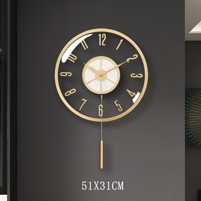 Horloge Murale de Luxe Design Moderne : Une Montre Silencieuse qui Allie Style et Fonctionnalité