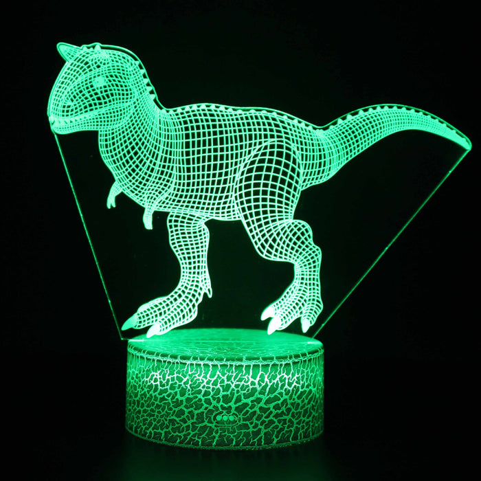 Veilleuse Dinosaure 3D LED USB : Une ambiance préhistorique captivante dans votre espace