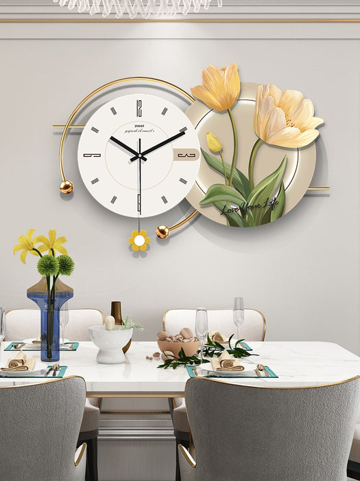 Horloge Murale de Luxe Légère Minimaliste Moderne | Ajoutez une Touche d'Élégance à Votre Intérieur !