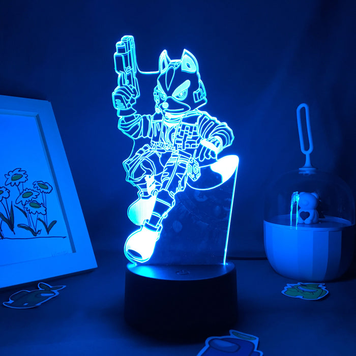 Veilleuse Renard Fox LED USB 16 Couleurs | Une Ambiance Magique de 17 cm