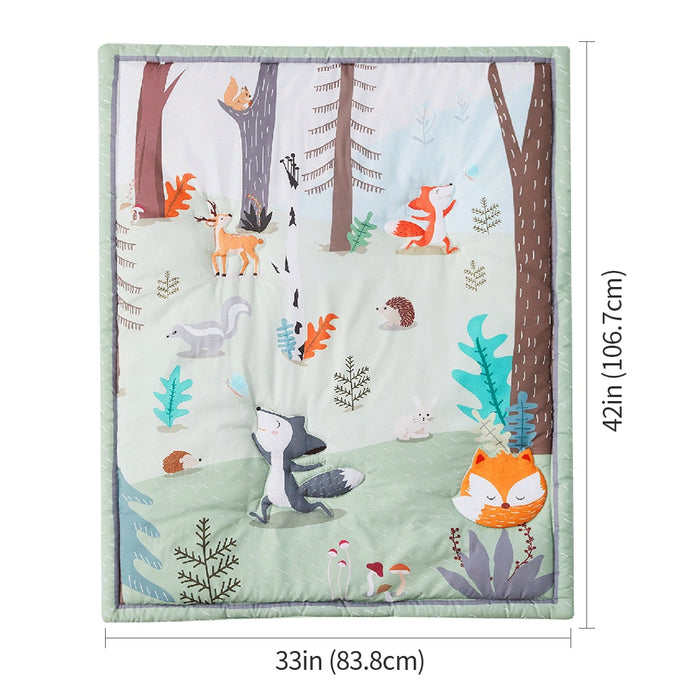 🍼🛌 Couverture pour Bébé - Couette Douce en Polyester Imprimé à Motifs, 84x107cm