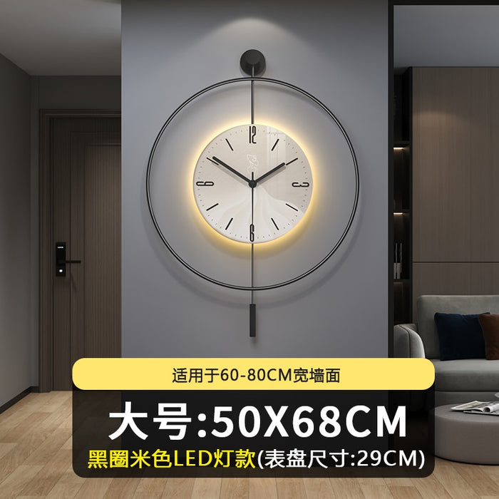 Horloge Murale Luxe Décoration LED | Ajoutez une Touche d'Élégance à Votre Intérieur