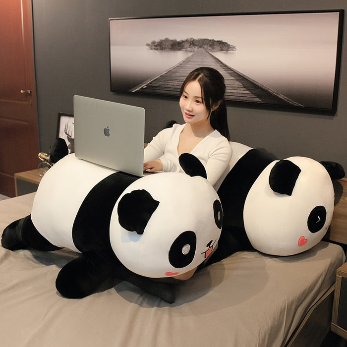 🐼😮 Peluche Panda Expressif – 60-85 cm | Le Compagnon Expressif pour des Émotions Partagées | Cadeau Parfait | Certifié CE 🌟
