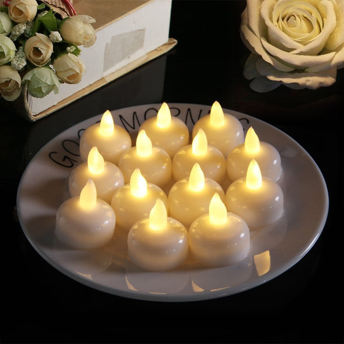 Lot de 12/24 Bougies Flottantes LED - Créez une Ambiance Magique et Sans Risque