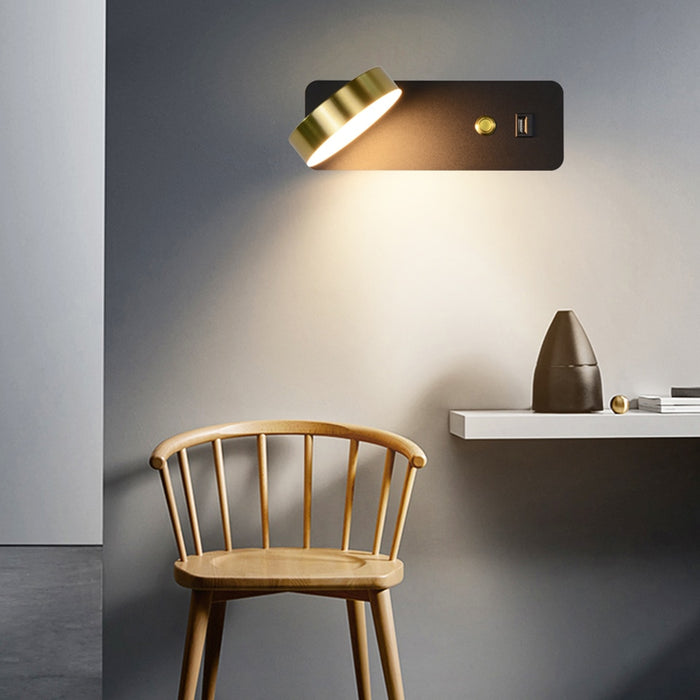 Lampe de Chevet Murale LED Minimaliste : Éclairage Élégant et Fonctionnel pour Votre Espace de Nuit