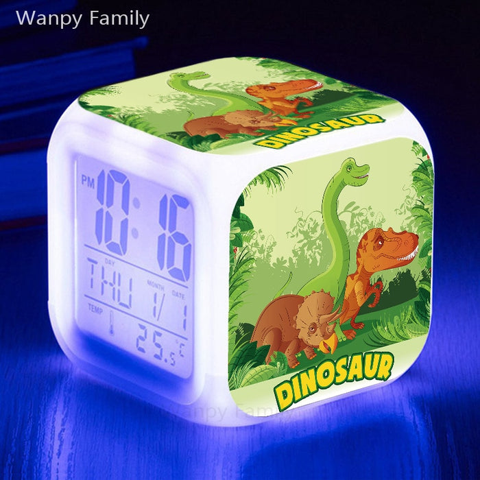 Réveil Dinosaure Cadeau Rigolo - Dimensions de 8x8 CM