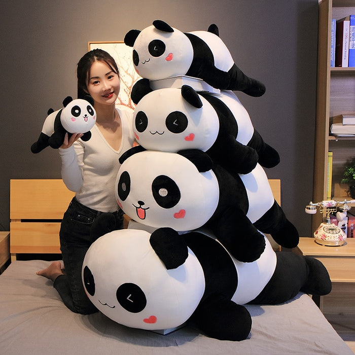 🐼😮 Peluche Panda Expressif – 60-85 cm | Le Compagnon Expressif pour des Émotions Partagées | Cadeau Parfait | Certifié CE 🌟