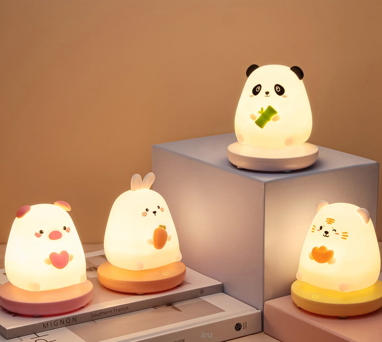Lampe de Chevet Fille Animaux Kawaii LED