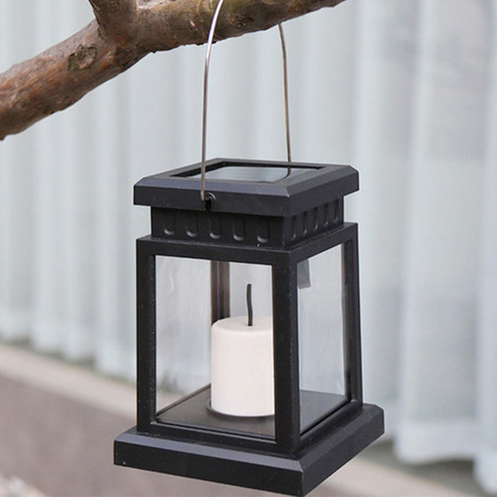 Lanterne Bougie Noire Rétro - Ajoutez une touche vintage à votre décoration