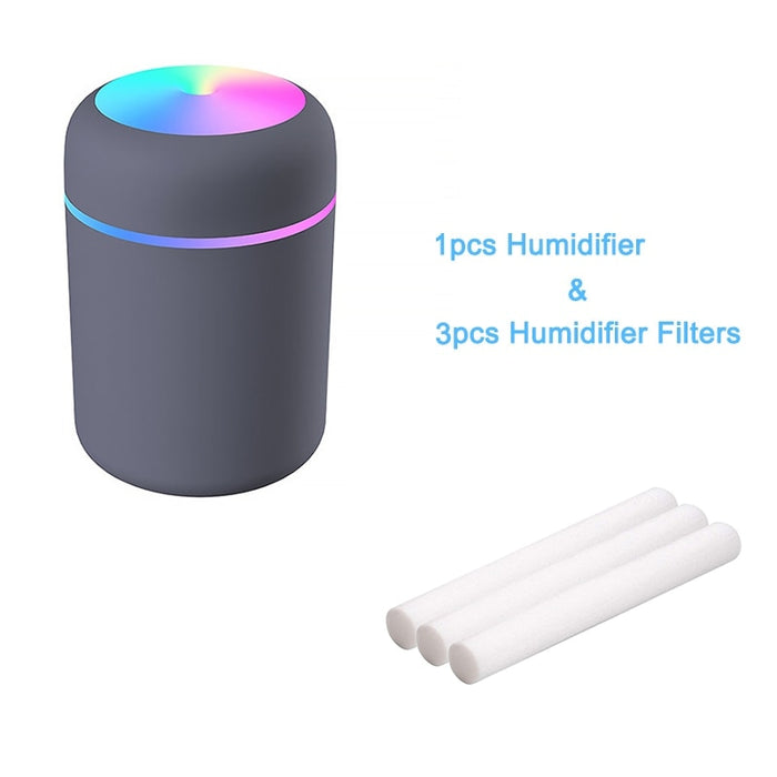 🚗💧 Humidificateur d'Air Portable pour Voiture avec Diffuseur d'Aromathérapie - Confort Respiratoire et Atmosphère Relaxante en Déplacement 🌸🍃