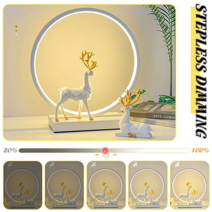 Lampe de Chevet Enfant Décorative Cerf 30x32 CM - Ajoutez une touche de charme à la chambre de votre enfant !