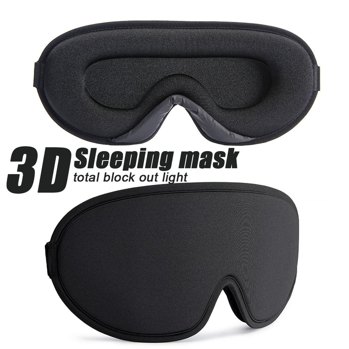 Masque de Sommeil 3D Grande Pièce pour les Yeux - Aide au Sommeil, Bloque la Lumière