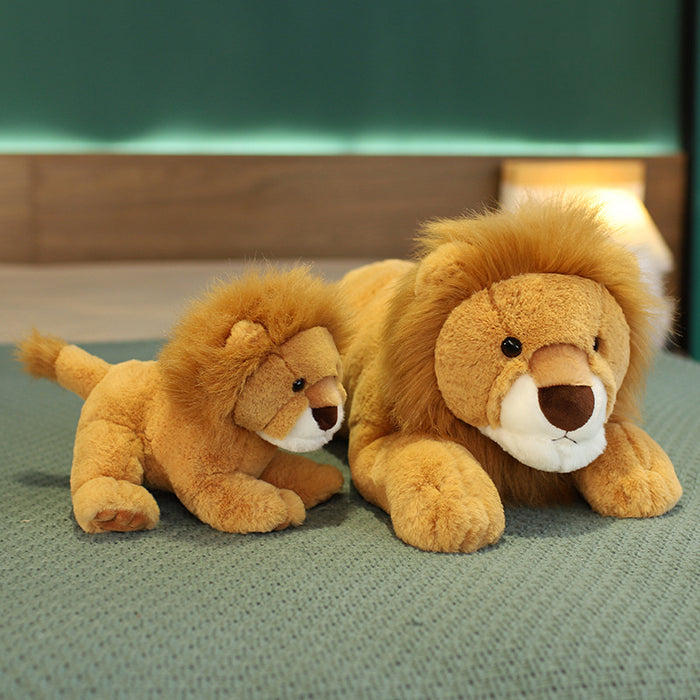 Peluche Lion Adorable - 28-55 cm - Douceur et Conformité aux Normes CE