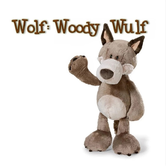 🐺🤠 Peluche Loup Woody – 25-45 cm | Le Compagnon Courageux pour des Aventures Sauvages de l'Ouest | Cadeau Parfait | Certifié CE 🌟